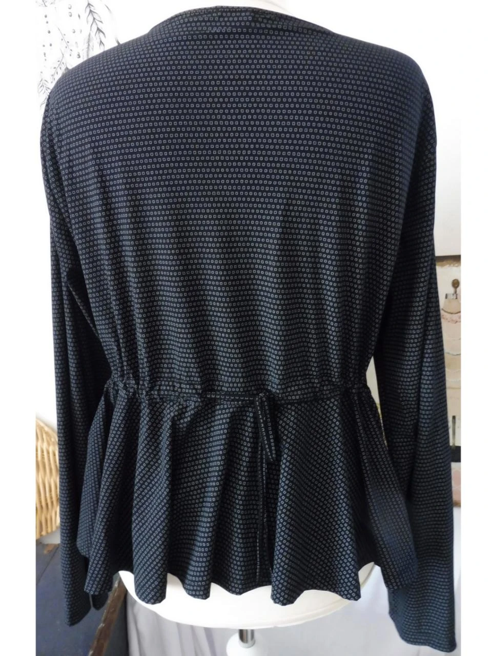 🖤Peplum Blouse G!Ozé Zwart & Wit - Maat 46🤍 – photo 3